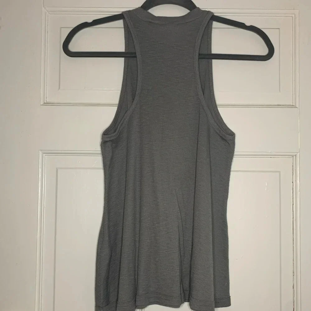 Free People Long Beach Tank in Grey
